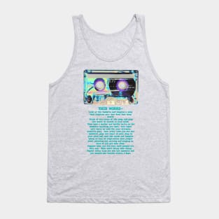 Cassette With Instructions Tank Top